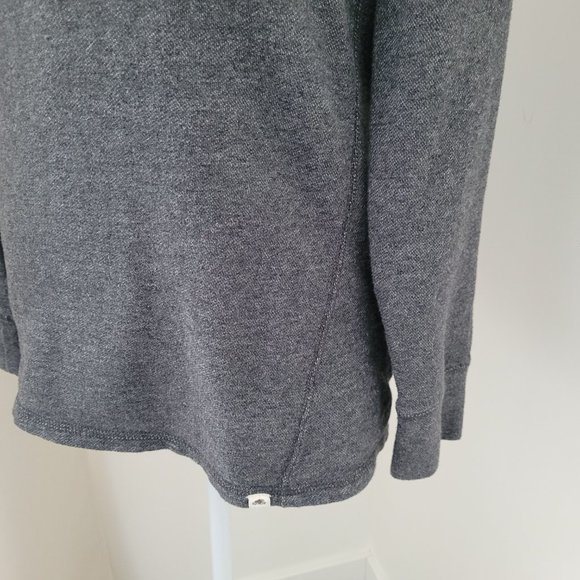 Roots Canada basic heather grey marled long sleeve top - Picture 4 of 13